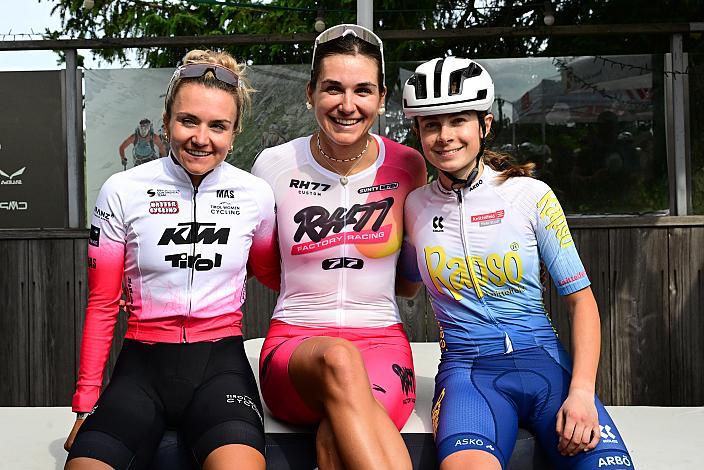 Siegerin  Chiara Marita SZOLDERITS (AUT, RH77 Factory Racing), 2. Belinda Holzer (AUT, Tirol Woman Cycling), RCLA Damen Elite, 3. Platz Tjasa Susnik (SLO, Arbö Rapso Knittelfeld), U23, Road Cycling League Austria, Gaisbergrennen Salzburg
