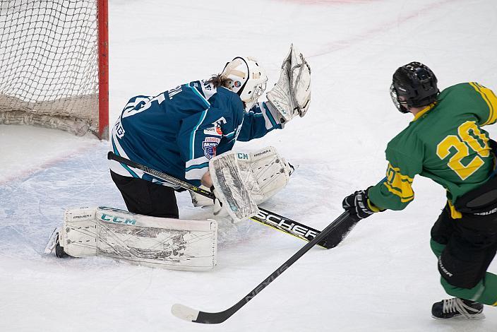 Tormann Martin Reder (Eishockey Akademie Oberösterreich) Eishockey Akademie Oberösterreich vs EHC LustenauU16 Meisterschaft Oesterreich, U16 Nachwuchsliga, Eishockey,  