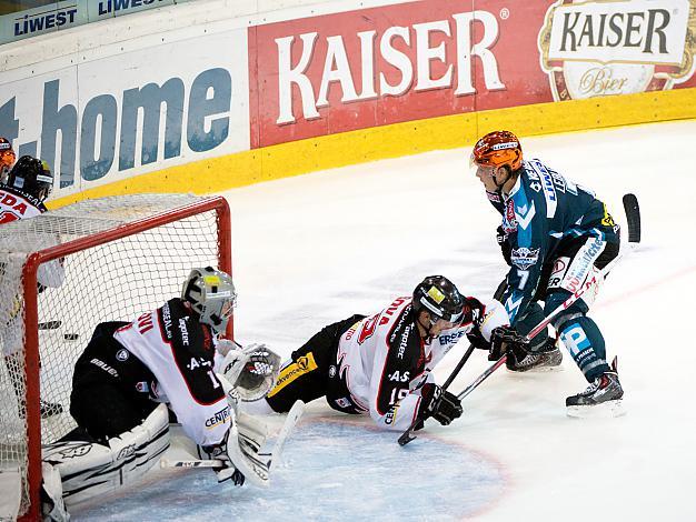 Brian Lebler, Linz im Angriff, EHC Liwest Black Wings Linz vs HC Orli Znojmo