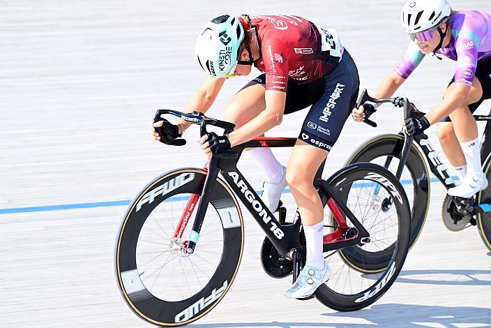 Leila Gschwendtner (AUT, Smurfit Westrock Cycling Team),  Damen U23, Bahn Staatsmeisterschaft Punkterennen