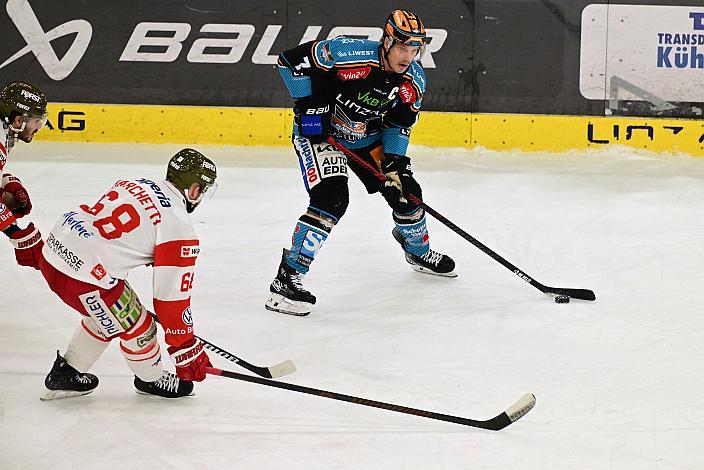 Brian Lebler (Steinbach Black Wings Linz) Win2Day ICE Hockey League,  Steinbach Black Wings Linz vs HCB Suedtirol Alperia ,  Linz AG Eisarena 