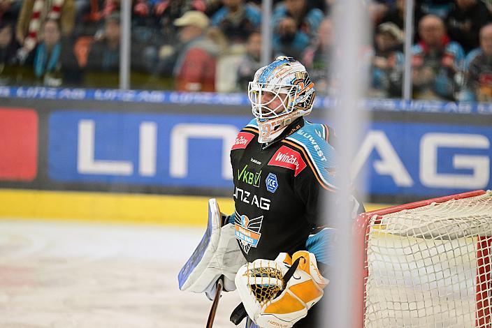 Tormann Rasmus Tirronen (Steinbach Black Wings Linz) Semifinale 4, Win2Day ICE Hockey League, 4. Semifinale, Steinbach Black Wings Linz vs EC KAC,  Linz AG Eisarena 