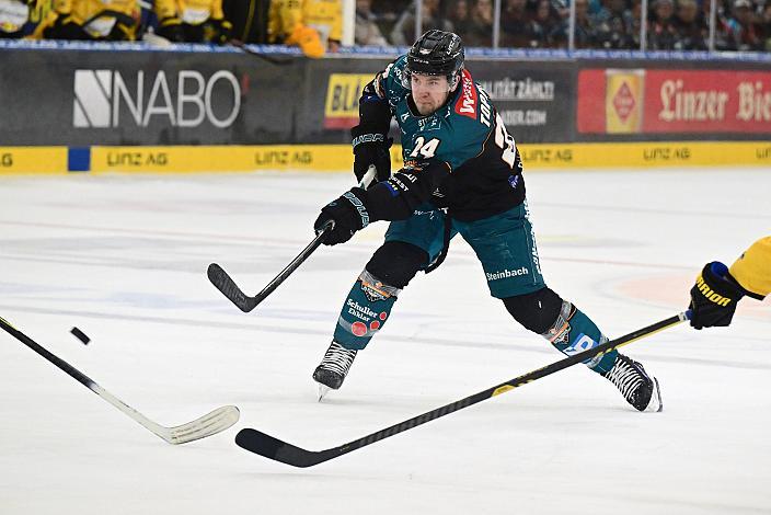 Kyle Topping (Steinbach Black Wings Linz) 9. Runde ICE, Steinbach Black Wings Linz vs HC Falkensteiner Pustertal, Linz AG Eisarena 