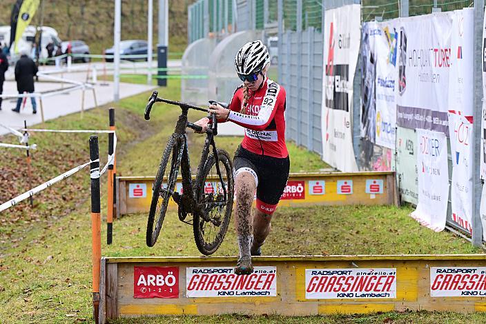 Siegerin Karolina Rothbauerova (CZE, LYKO KLUB Prachatice) Junioren, Juniorinnen, 4.Radquerfeldein GP um das Sportzentrum Gunskirchen, Rad Cyclo Cross, 