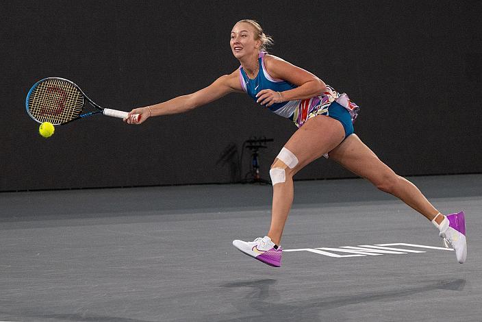 Turniersiegerin Anastasia Potapova (RUS), Center Court im Design Center, Tennis WTA Upper Austria Ladies Linz