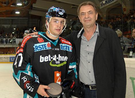 # 47 Lars Helminen, Verteidiger, EHC Liwest Black Wings Linz Spieler des Abends.