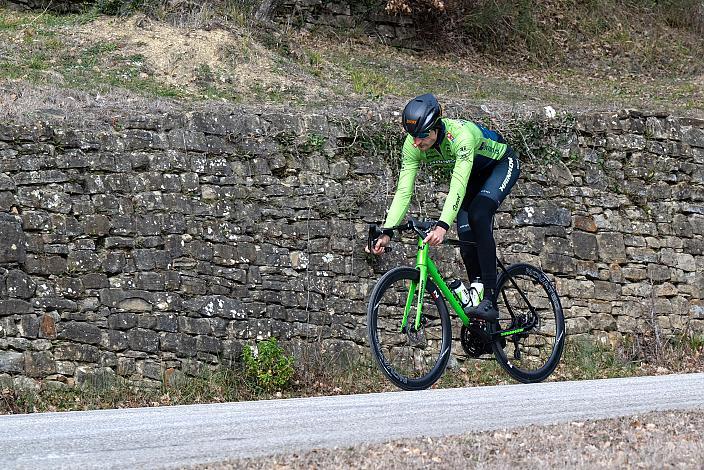 Johannes Rechenauer (GER, Hrinkow Advarics), Trainingscamp Porec, Kroatien, Team Hrinkow Advarics Cycleang, UCI Continental Team,