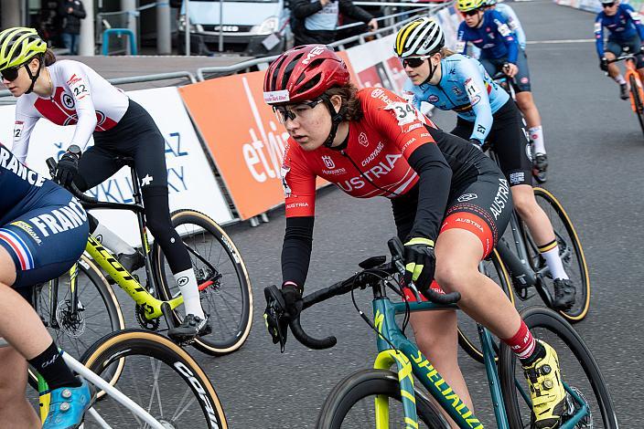 Nr.34 Nora Fischer (AUT)  Juniorinnen, UCI Cyclocross World Cup, Tabor CZ 