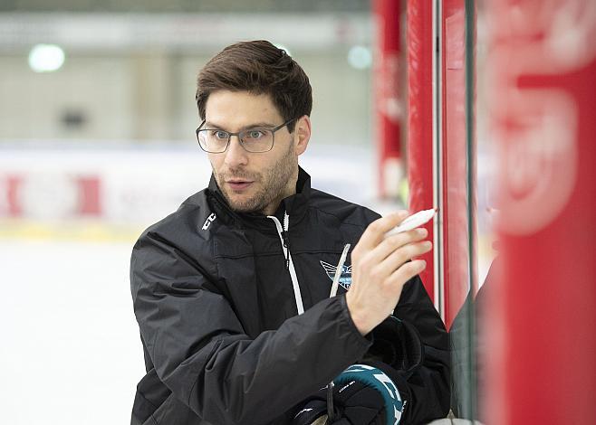 Head-Coach Pierre Beaulieu (Black Wings Linz 1992) Black Wings Linz,  Eishockey