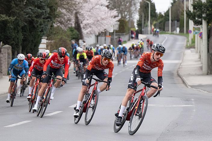 Alexander Hajek (AUT, Tirol KTM Cycling Team), Marco Schrettl (AUT, Tirol KTM Cycling Team) Herren Elite, U23, Radliga, 62. Radsaison-Eröffnungsrennen Leonding, Oberösterreich 