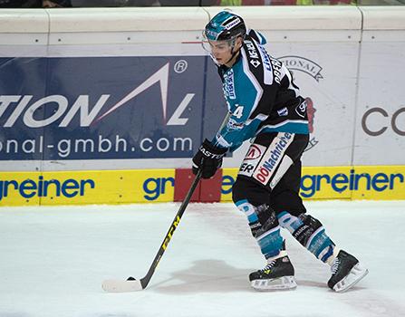 Daniel Oberkofler (EHC Liwest Black Wings Linz), EHC Liwest Black Wings Linz vs Fehervar AV 19