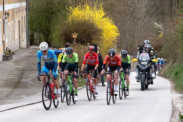 Riccardo Zoidl (AUT, Team Felbermayr Simplon Wels), Riccardo Verza (ITA, Hrinkow Advarics), Martin Messner (AUT, WSA KTM Graz pb Leomo), Sebastian Putz (AUT, Tirol KTM Cycling Team), Jaka Primozic (SLO, Hrinkow Advarics)  Herren Elite, U23, Radliga, 62. Radsaison-Eröffnungsrennen Leonding, Oberösterreich 