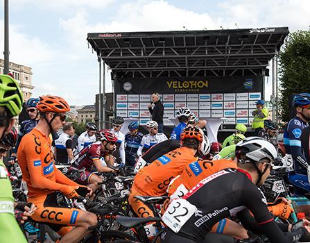 Start zum Velothon Stockholm, 2015