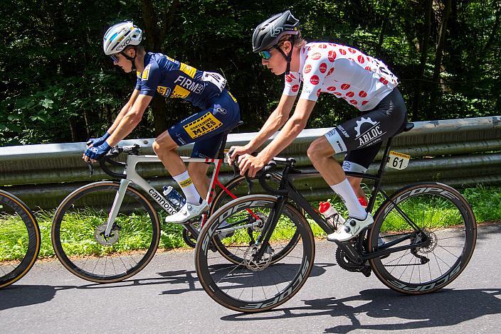 Im Bergtrikot Mike Schuch (NED, ABLOC CT) Eferding - Niederkappel,  Int. Raiffeisen Oberösterreich Rundfahrt UCI Kat. 2.2