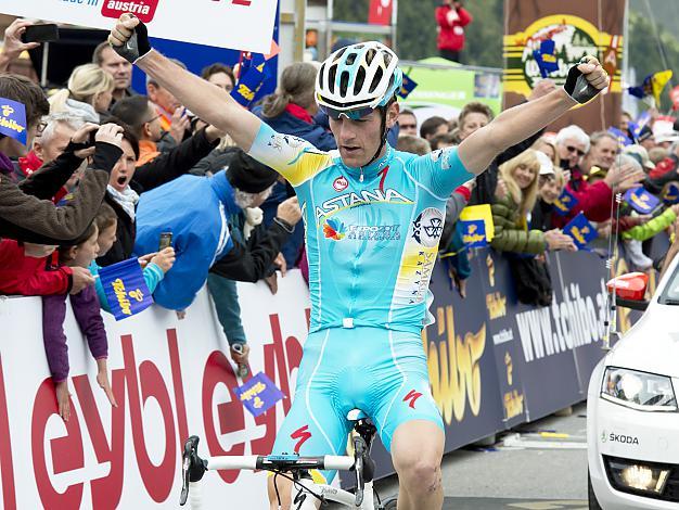 Der Etappensieger am Kühtai, #68 Kevin Seeldraeyers, BEL, Astana Pro Team
Der Etappensieger am KÃ¼htai, #68 Kevin Seeldraeyers, BEL, Astana Pro Team