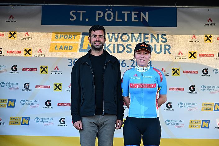 Beste Österreicherin Nadja Heigl (AUT, SU Bikestore CC) 30.05.2024 Rad 1b Etappe Sportland NOE WOMENS  KIDS Tour