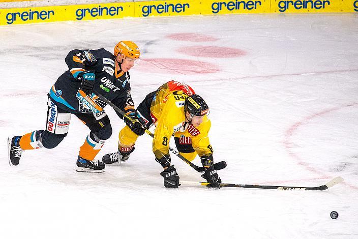 Gerd Kragl (Steinbach Black Wings 1992), Marco Richter (spusu Vienna Capitals), Black Wings Linz vs Spusu Vienna Capitals, Eishockey, Bet at Home ICE Hockey League