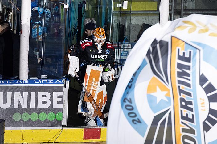 Tormann Rasmus Tirronen (Steinbach Black Wings Linz) Steinbach Black Wings Linz vs HCB Südtirol Alperia, Viertelfinale, 4. Runde ICE Hockey League, Linz AG Eisarena