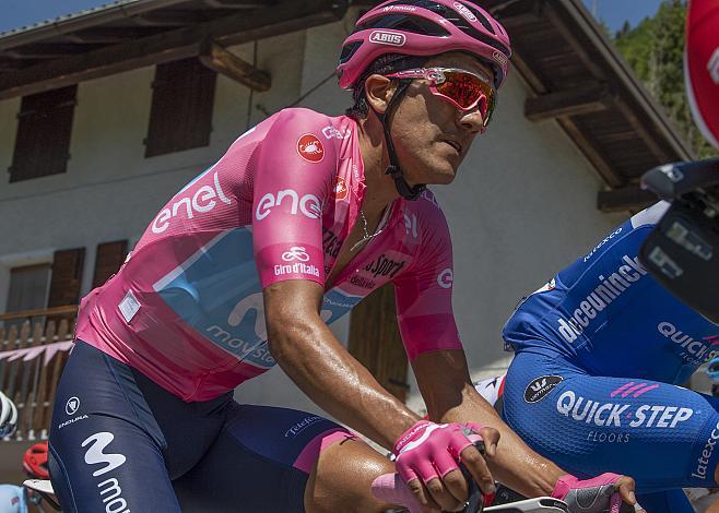 Richard Carapaz (ECU, Movistar Team)  Giro, Giro d Italia, Radsport, 102. Giro d Italia - 20. Etappe  