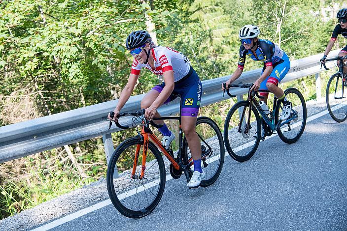 Gabriela Erharter (AUT, Union Raiffeisen Radteam Tirol), Daniela Schmidsberger (AUT, RC ARBÖ Felbermayr Wels),  Hochkar, NÖ, Österreichsen Meisterschaft Berg, ÖRV RadLiga, Radsport, Radliga, ÖRV, Damen Elite,