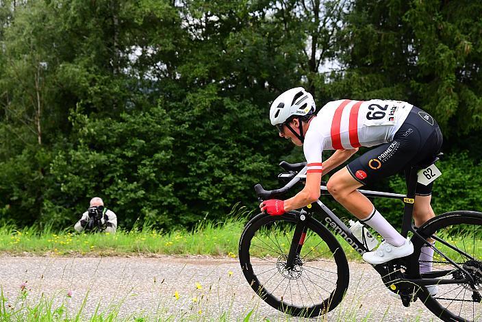 Bester Österreicher Michael Hettegger (AUT, LRV Oberösterreich),  50. OÖ Junioren Rundfahrt, 3. Etappe Bad Wimsbach Strass im Attergau