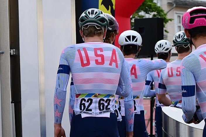 Team USA 1. Etappe Linz Hauptplatz - Pöstlingberg, Oberösterreich Rundfahrt