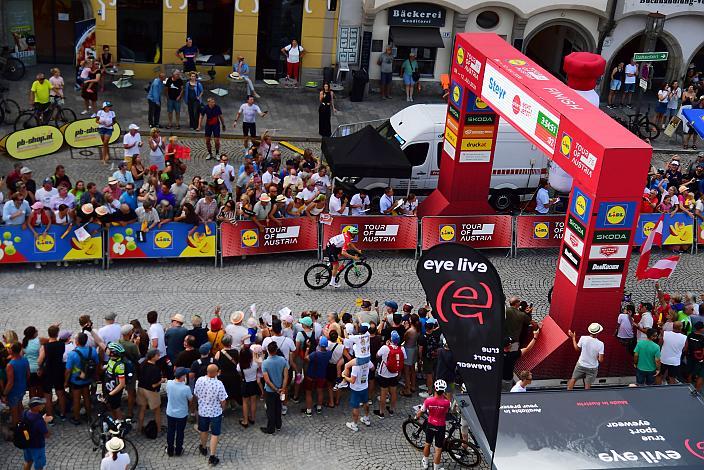 Führender in der Gesamtwertung, Rotes Skoda Trikot, Gregor Mühlberger (AUT, Austria), 4. Etappe von Steyr nach Steyr, 170,5km, Tour of Austria