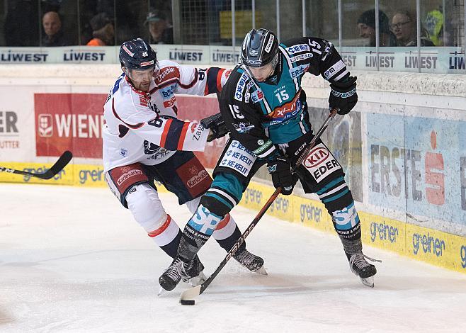 Zintis Nauris Zusevics (EHC Liwest Black Wings Linz)  EHC Liwest Black Wings Linz vs KHL Medvescak Zagreb, Platzierungsrunde