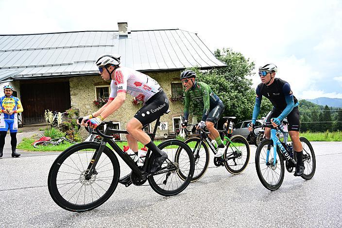 v.l. Emanuel Zangerle (AUT, Team Vorarlberg), Giacomo Ballabio (ITA, Hrinkow Advarics), Anton Stensby (NOR, Team Coop - Repsol) 3. Etappe Salzburg - Gaisberg,  Tour of Austria