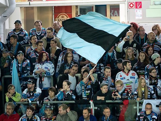 Linzer Fans, EHC Liwest Black Wings Linz vs SAPA Fehervar AV19