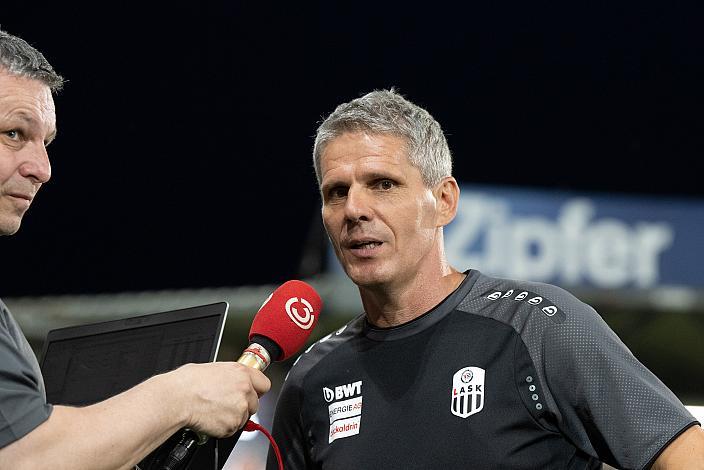 Trainer Dietmar Kühbauer (LASK) Lask vs FC Flyeralarm Admira, Admiral Bundesliga, 2021 - 2022