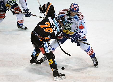 Brad Purdie Liwest Black Wings Linz und Philipp Pinter EC VSV