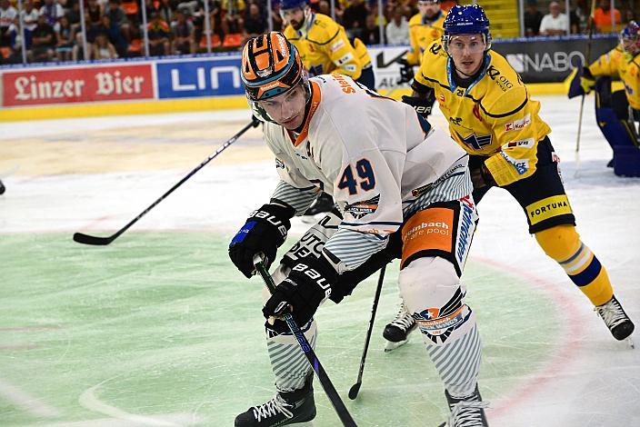 Graham Knott (Steinbach Black Wings Linz) Testspiel, Steinbach Black Wings Linz vs HC Motor Ceske Budejovice , Linz AG Eisarena 