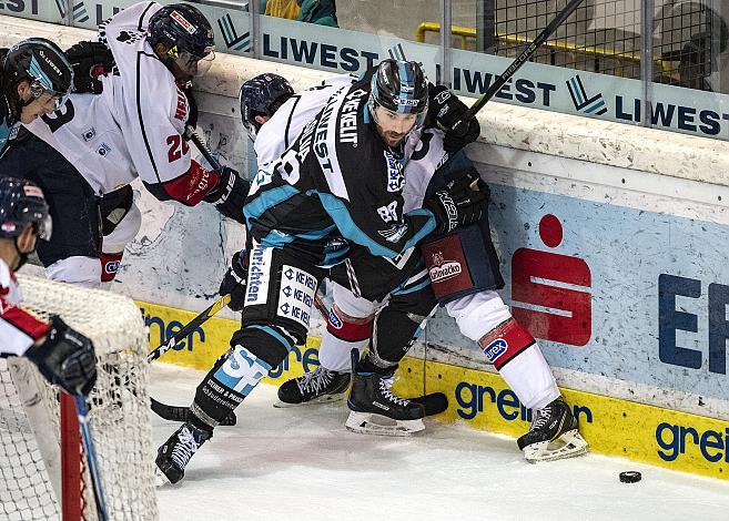 Dan DaSilva (EHC Liwest Black Wings Linz)  EHC Liwest Black Wings Linz vs EKHL Medvescak Zagreb