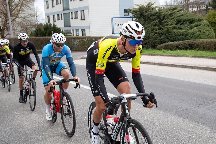 Moran Vermeulen (AUT, Team Vorarlberg), Daniel Federspiel (AUT, Team Felbermayr Simplon Wels) Herren Elite, U23, Radliga, 62. Radsaison-Eröffnungsrennen Leonding, Oberösterreich 