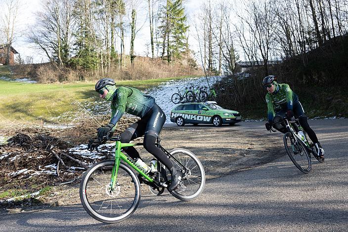 Jakob Reiter (AUT, Hrinkow Advarics) Scott David (GER, Hrinkow Advarics), Trainingstag Steyr, Steyr, Team Hrinkow Advarics Cycleang, UCI Continental Team, 