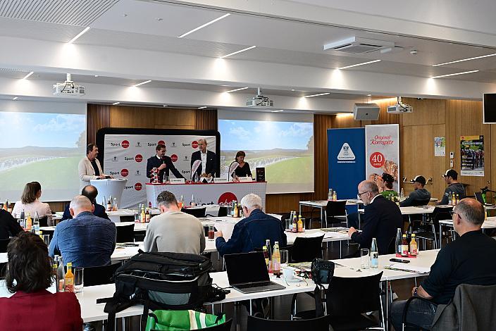 Pressekonferenz Int. Raiffeisen Oberösterreich Rundfahrt (UCI Kat. 2.2), Olympiazentrum Linz  