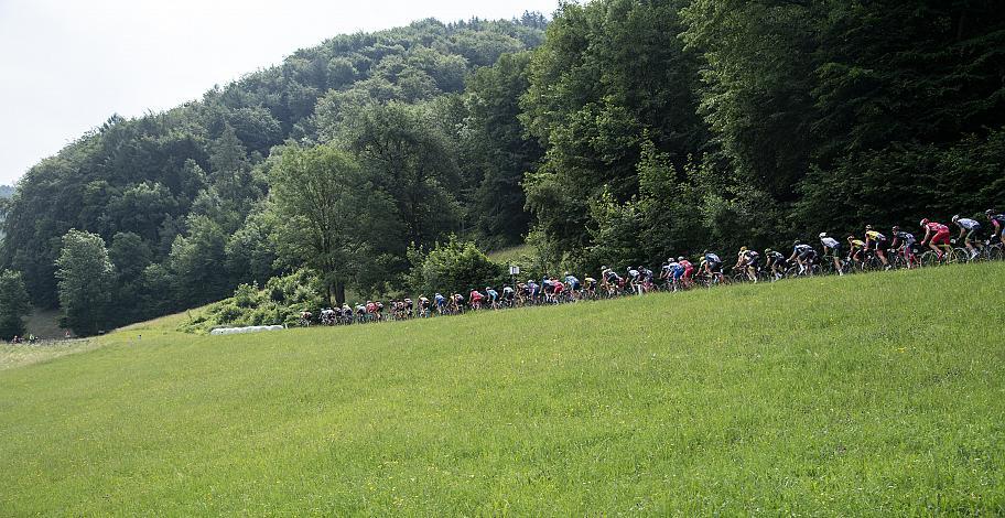  Das Feld im Anstieg zur Luft