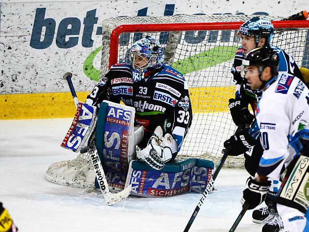 #33 Lorenz Hirn, Tormann, Linz, EHC Liwest Black Wings Linz vs SAPA Fehervar AV19