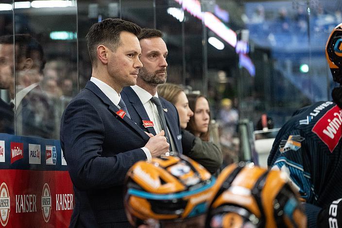 Head Coach Philipp Lukas (Steinbach Black Wings Linz) Steinbach Black Wings Linz vs EC Red Bull Salzburg, Playoffs, 2. Viertelfinale, Linz AG Eisarena 