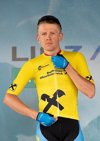 Daniel Turek (CZE, Team Felbermayr Simplon Wels) im Gelben Trikot des Gesamtführenden 1. Etappe Wels - Maria Schmolln, Int. Raiffeisen Oberösterreich Rundfahrt UCI Kat. 2.2