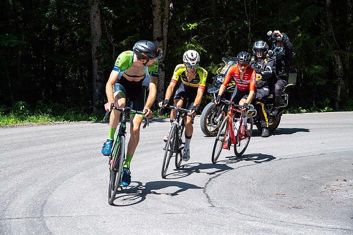 Jonas Rapp (GER, Hrinkow Advarics), Riccardo Zoidl (AUT, Team Vorarlberg), Martin Messner (AUT, WSA KTM Graz pb Leomo) St.Florian, Asten - Resort Hinterstoder, Höss, Int. Raiffeisen Oberösterreich Rundfahrt UCI Kat. 2.2