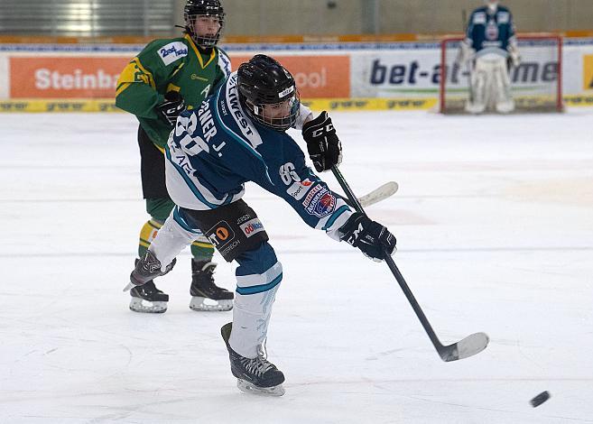 Johannes Aigner (Eishockey Akademie Oberösterreich) Eishockey Akademie Oberösterreich vs EHC LustenauU16 Meisterschaft Oesterreich, U16 Nachwuchsliga, Eishockey,  