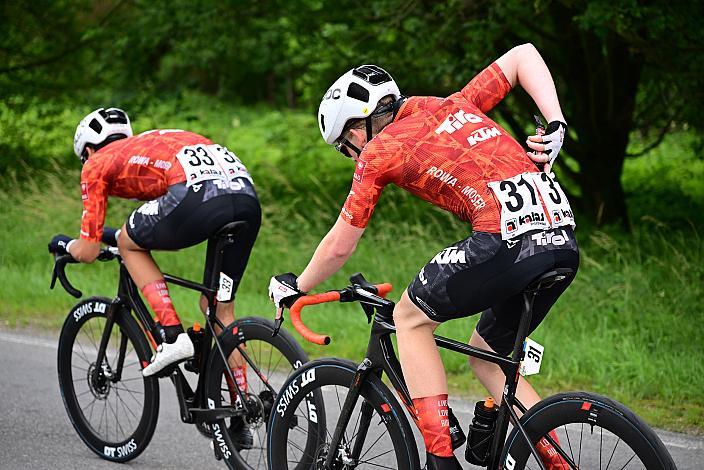 Tim Wafler (AUT, Tirol Cycling Team), Simen Evertsen-Hegreberg (NOR, Tirol KTM Cycling Team) St. Florian - Höss, Hinterstoder , 14. Int. Raiffeisen OÖ-Radrundfahrt UCI Kat. 2.2
