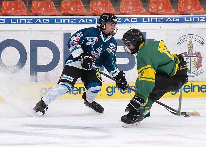 Tristan Söllinger (Eishockey Akademie Oberösterreich) Eishockey Akademie Oberösterreich vs EHC LustenauU16 Meisterschaft Oesterreich, U16 Nachwuchsliga, Eishockey,  