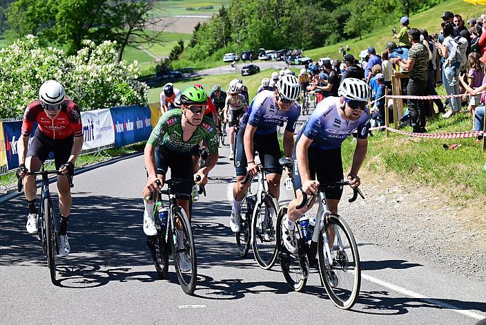 Die Ausreisser mit Josef Dirnbauer (AUT, Hrinkow Advarics), Luis Straßer, (GER, RUN&RACE-Solarpur) Herren Elite, U23, Road Cycling League Austria, 15. GP Vorarlberg