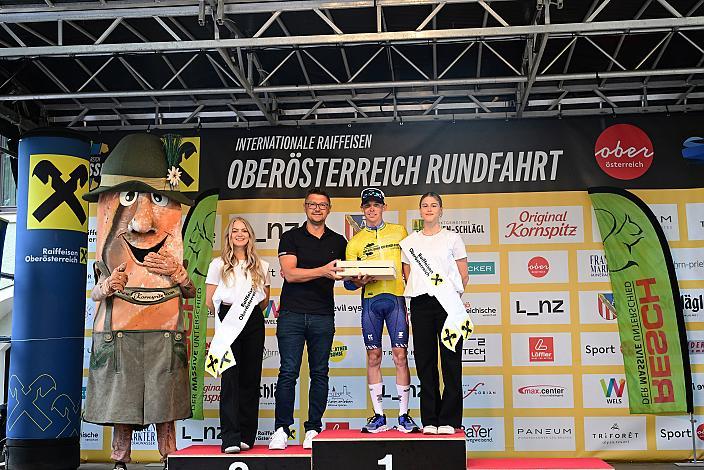 Etappensieger Aaron Dockx (BEL, Alpecin-Deceuninck Development Team) Wels - Aigen - Schlägl, 14. Int. Raiffeisen OÖ-Radrundfahrt UCI Kat. 2.2