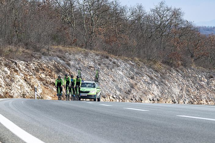 Marvin Hammerschmid (AUT), Raphael Hammerschmid (AUT), Jonas Rapp (GER), Johannes Rechenauer (GER), Riccardo Verza (ITA), Jaka Primozic (SLO), Michael Konczer (AUT), Stefan Kovar (AUT), Trainingscamp Porec, Kroatien, Team Hrinkow Advarics Cycleang, UCI Continental Team, 