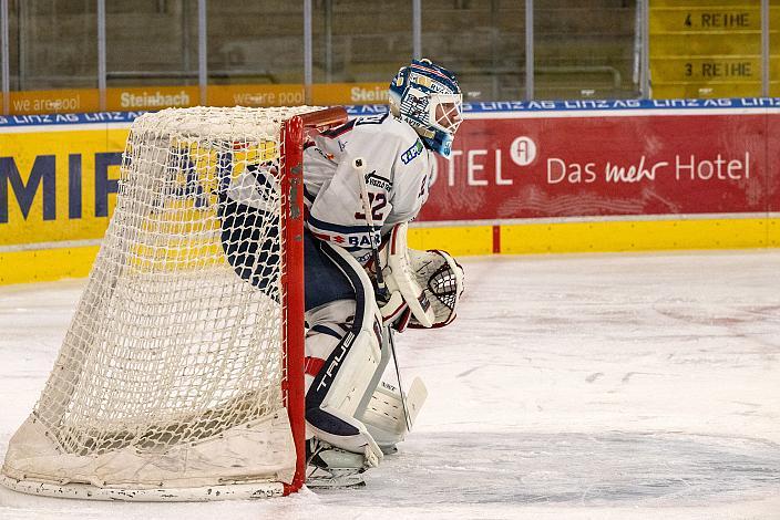 Tormann Rasmus Tirronen (Hydro Fehervar AV 19) Steinbach Black Wings Linz vs Fehervar AV19, bet-at-home ICE Hockey League