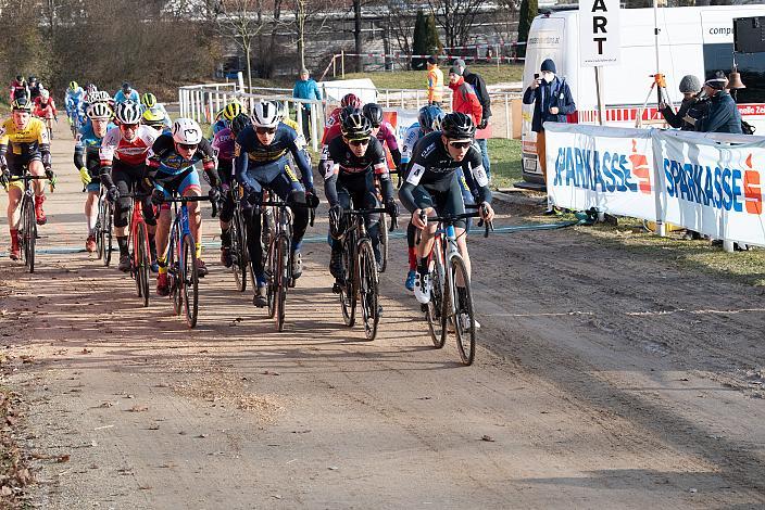 Start zum Rennen in Stadl-Paura, Rad Cyclo Cross, 12. Int Rad Querfeldein GP Pferdezentrum Austria Stadl-Paura, UCI C2, 